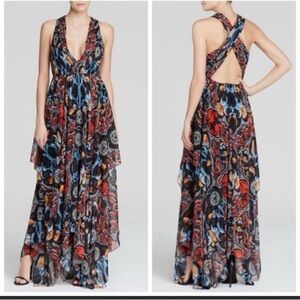 Alice + Olivia Kora Printed Goddess Dress New size 6